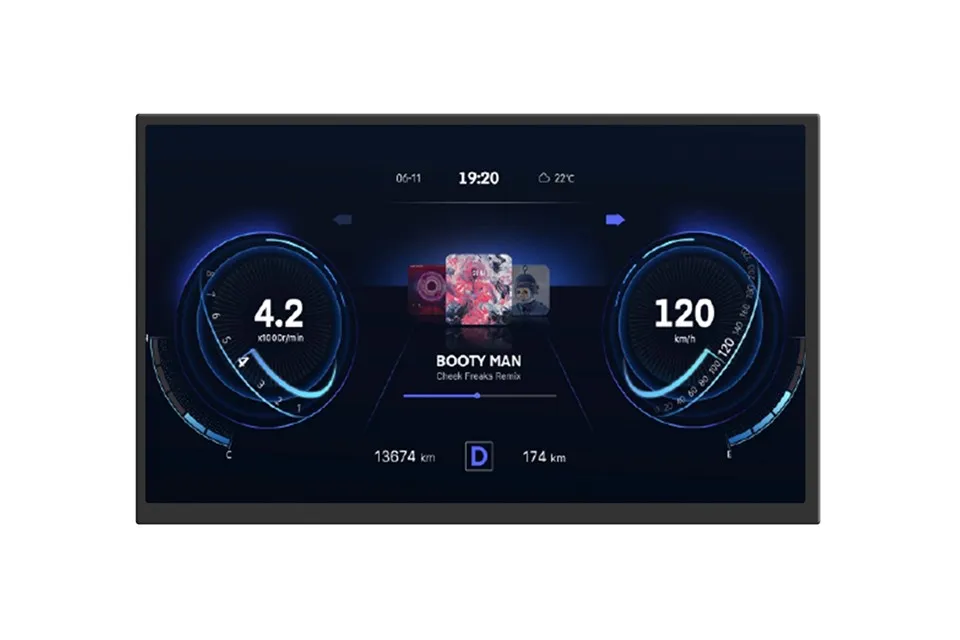 LCD modul automobilového přístroje